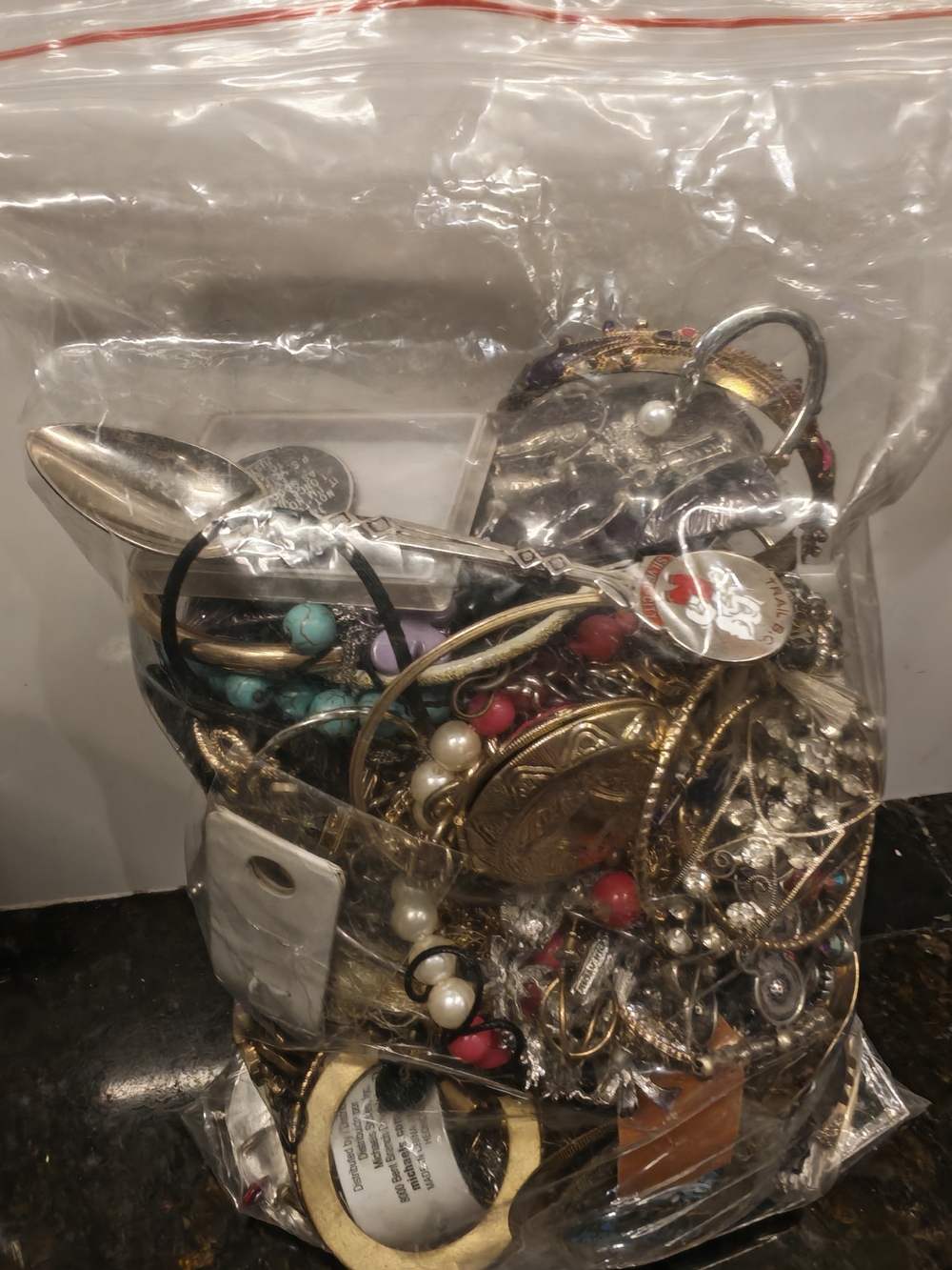 Assorted Women's Fashion Jewelry Mix in Gold, Silver, Turquoise & Red